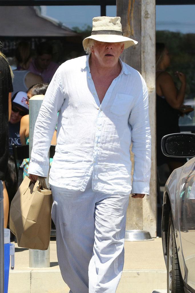 //nick nolte unrecognizable dirty shirt stain