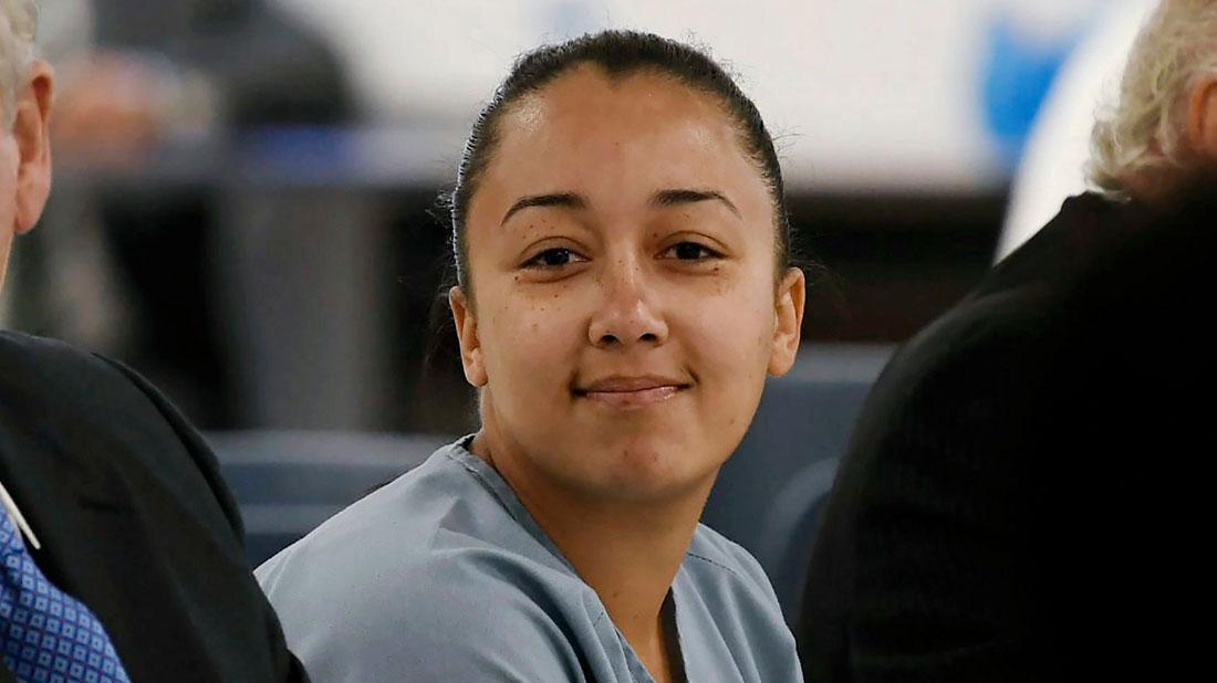 Cyntoia Brown smiling at her clemency hearing.