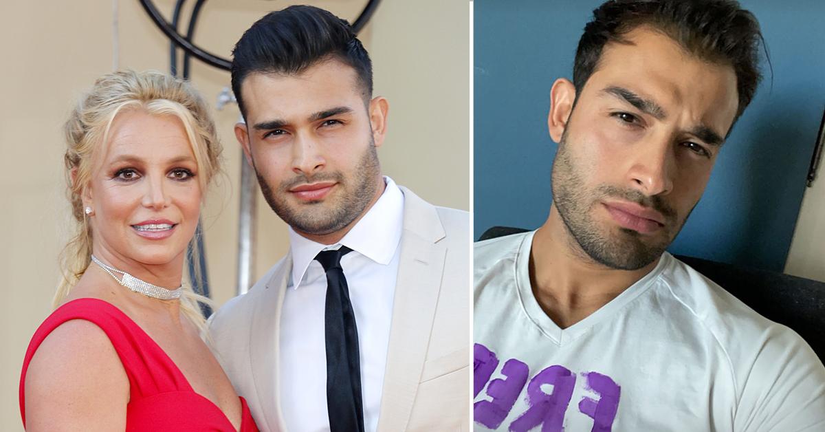 Britney Spears' BF Sam Asghari Rocks FreeBritney Shirt Hours Before