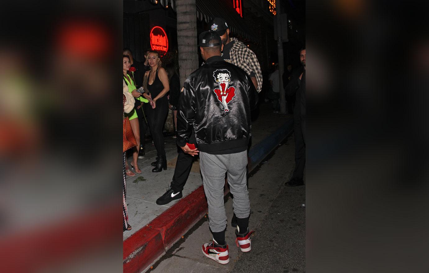 Tristan Thompson Leaves Nightclub After Khloe Cheating Scandal