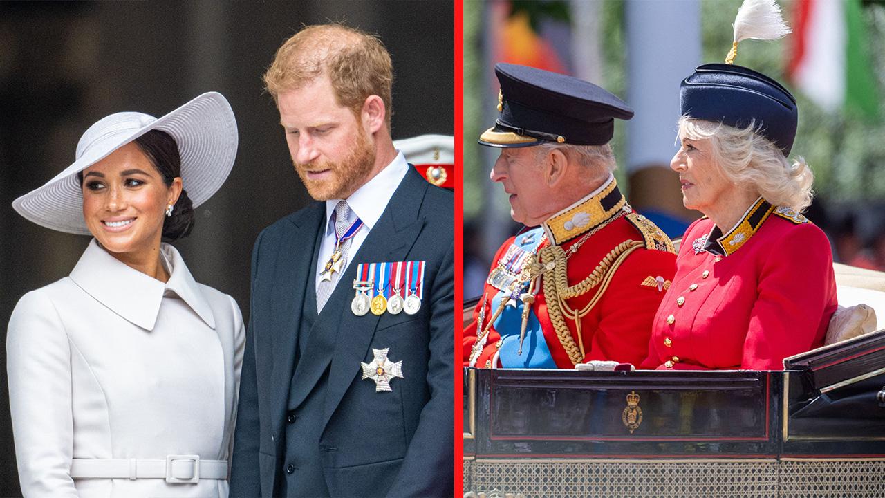 Photo of Meghan Markle, Prince Harry, Queen Camilla, King Charles