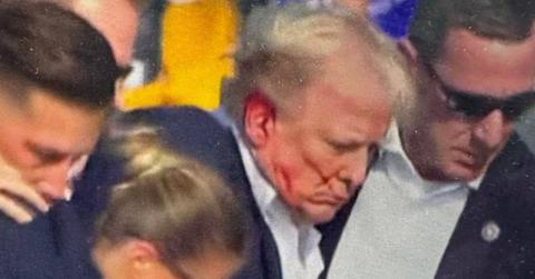 Former President Donald Trump shot at rally