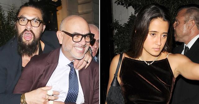 jason momoa stumbles out la bar  am lisa bonet female friend photos r