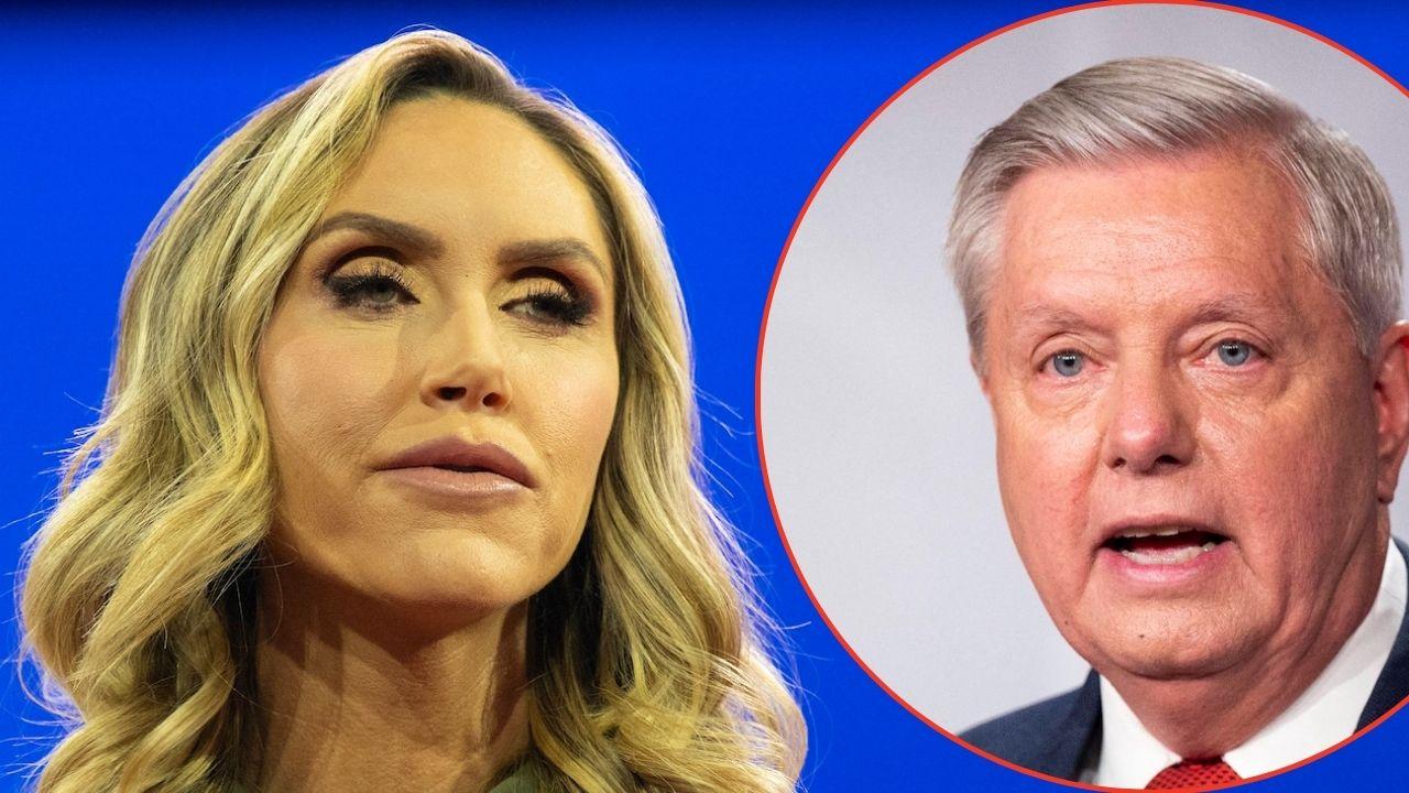 Photo of Lara Trump, Lindsey Graham