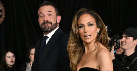 Ben Affleck with Jennifer Lopez at an event