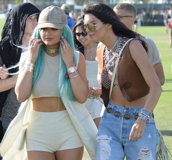 Kylie Jenner Coachella Partying