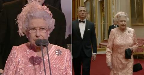 Photo of Queen Elizabeth, Daniel Craig
