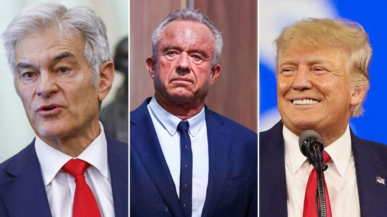 Dr Oz, RFK Jr.,Prez Trump
