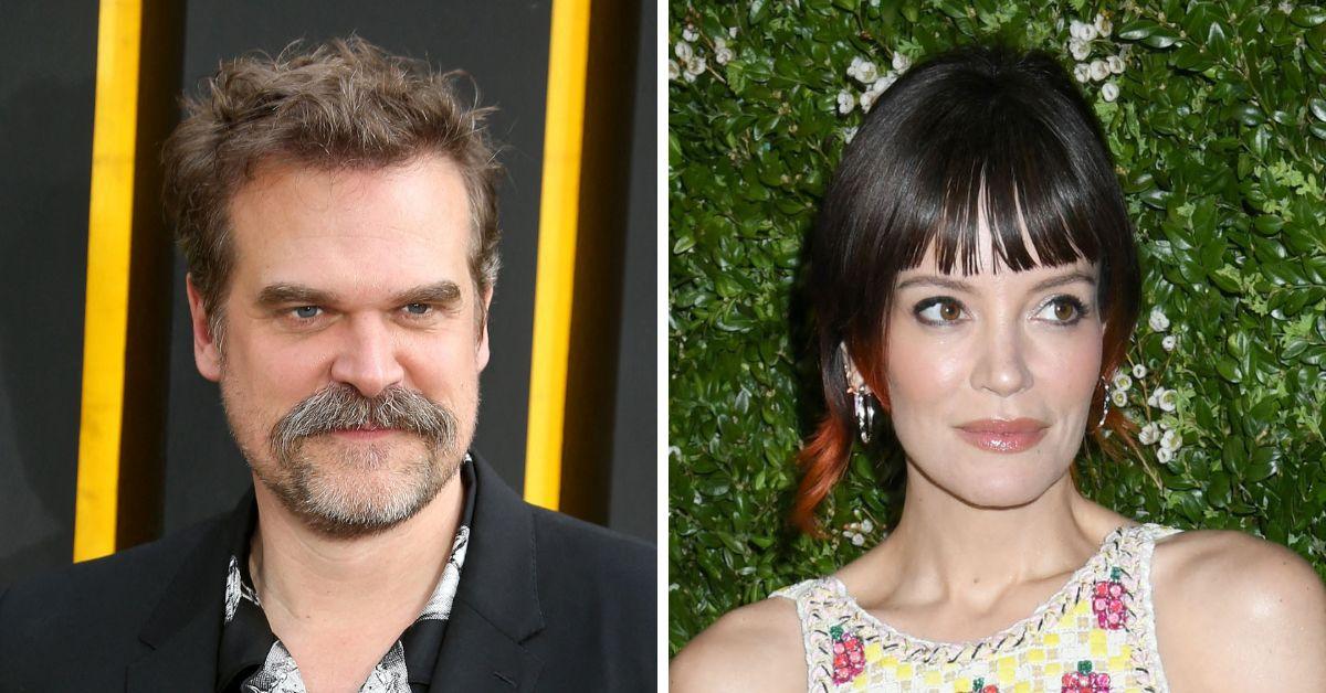 Photo of David Harbour and Lily Allen
