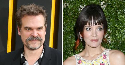 Photo of David Harbour and Lily Allen