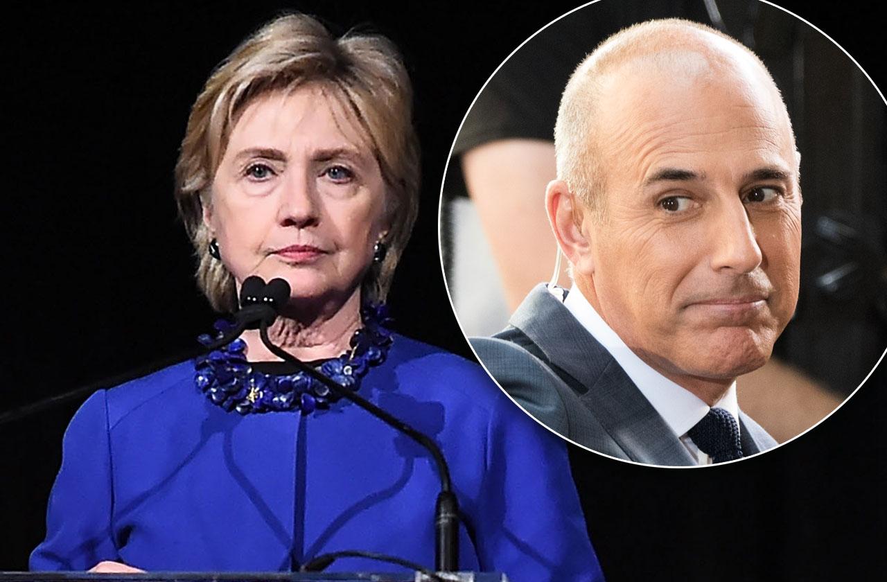 //Hillary clinton slams matt lauer pp