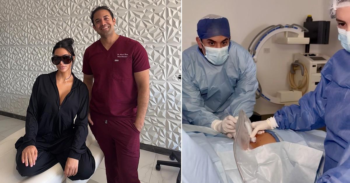 Photo of Kim Kardashian and Adeel Khan, MD