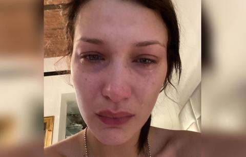 bella hadid bikini miami photos anxiety depression instagram crying meltdown