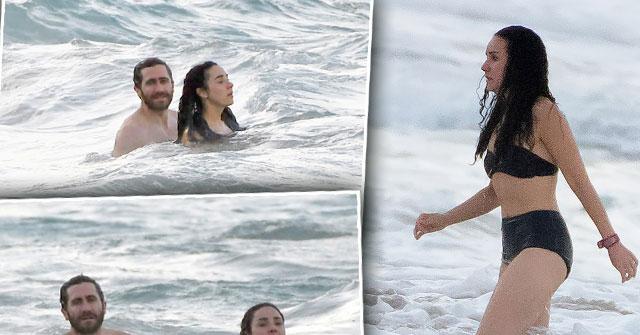 jake gyllenhall new girlfriend bikini greta caruso st barts