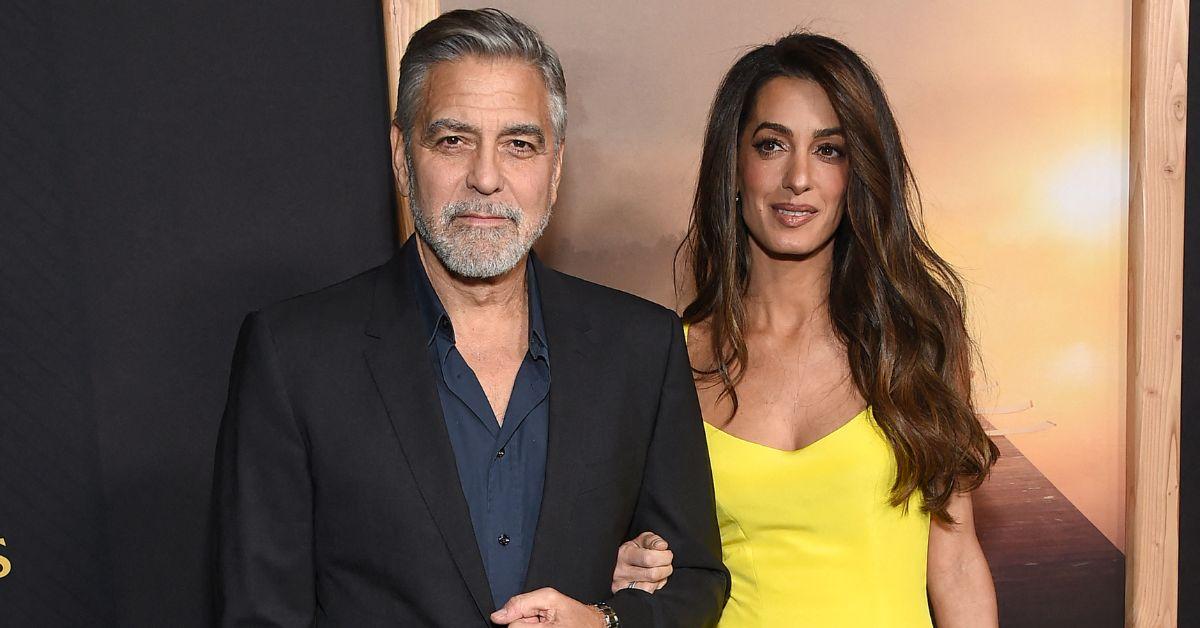 Photo of George and Amal Clooney