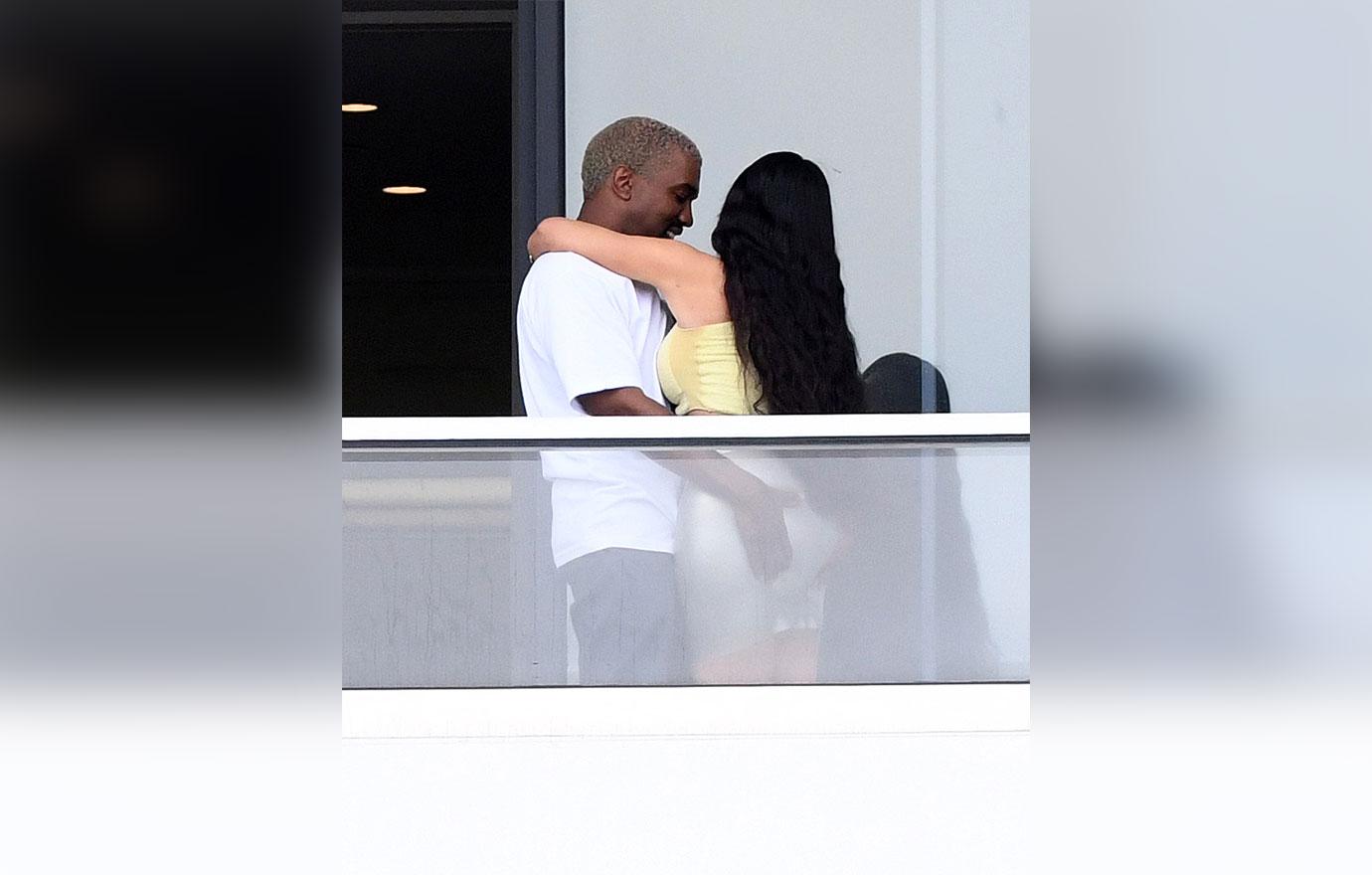 Kim Kardashian And Kanye West Pack On The PDA After Baby News