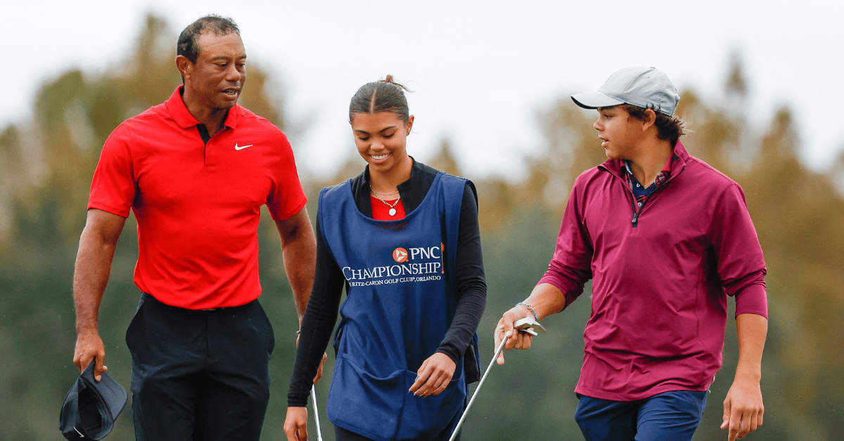 Photo of Tiger, Sam and Charlie Woods