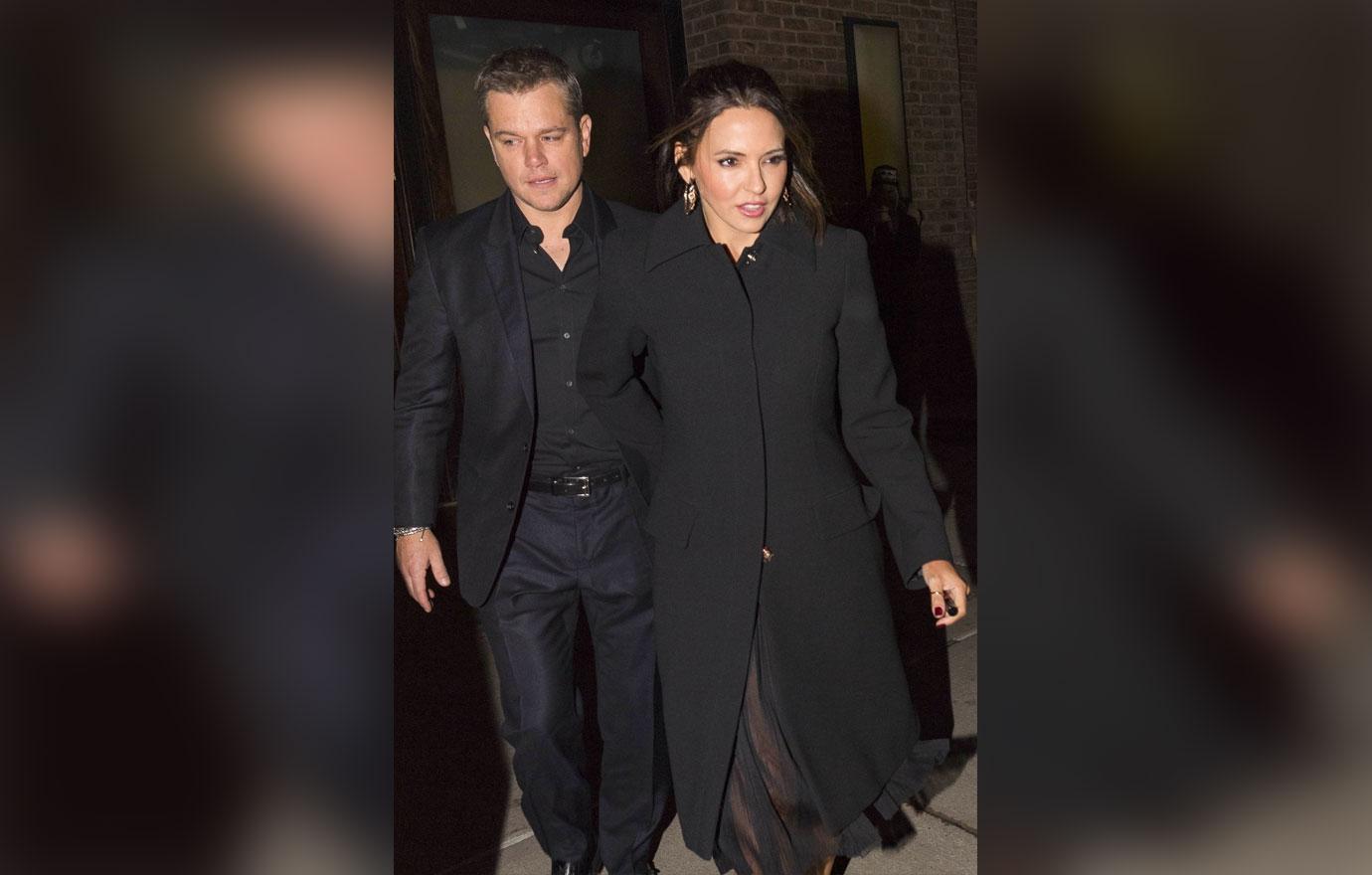 Matt Damon Wife Marriage Counseling Date