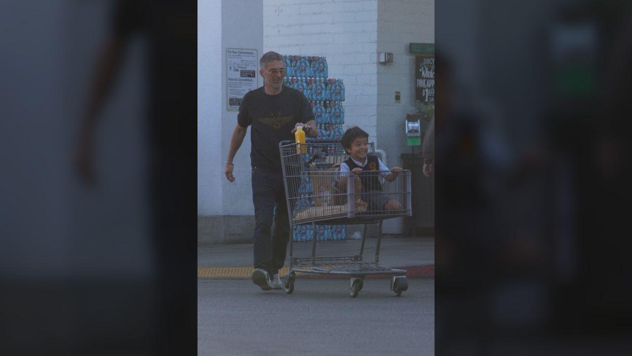 Olivier Martinez and Maceo