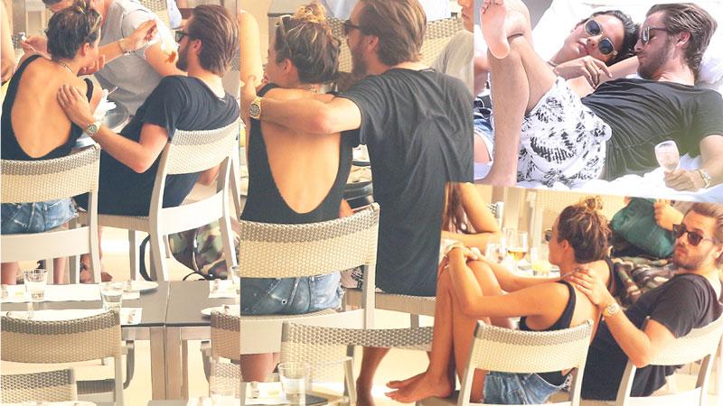 Scott Disick Cheating Kourtney Kardashian Separate Monaco Yacht Brunette