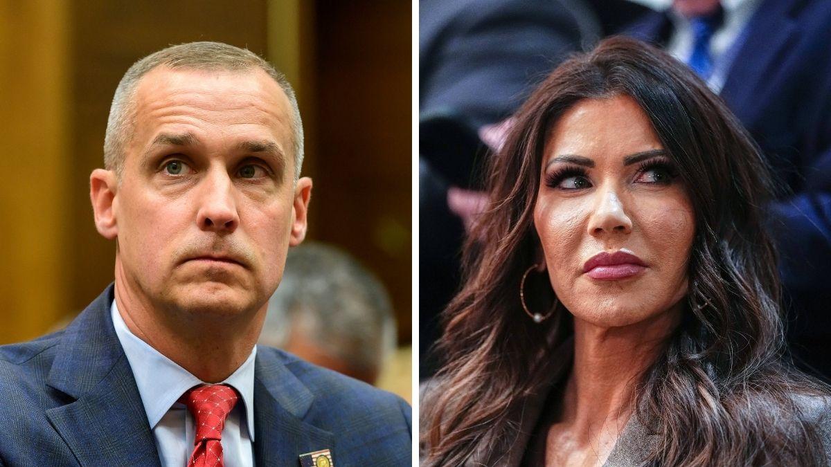 Photo of Corey Lewandowski, Kristi Noem 