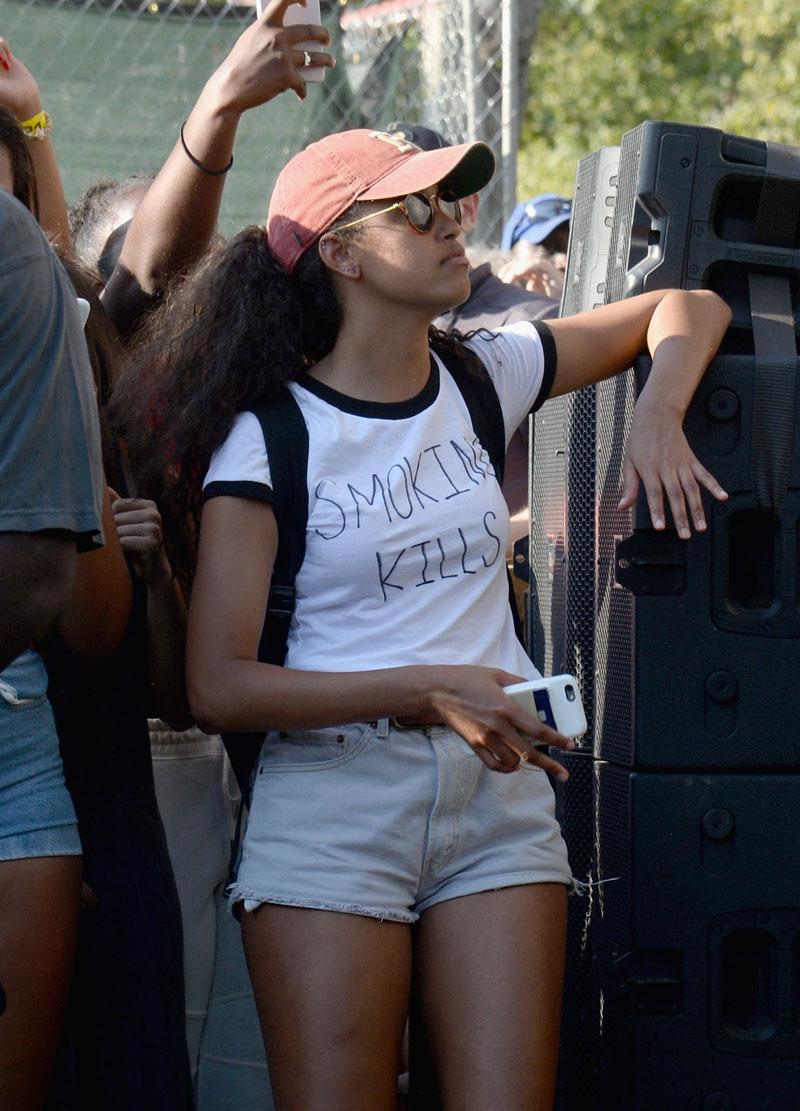 Malia Obama Partying Made In America Festival Jay Z Beyonce