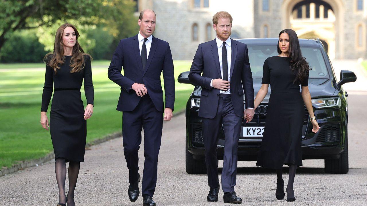 Photo of Prince William, Harry, Kate Middleton, Meghan Markle