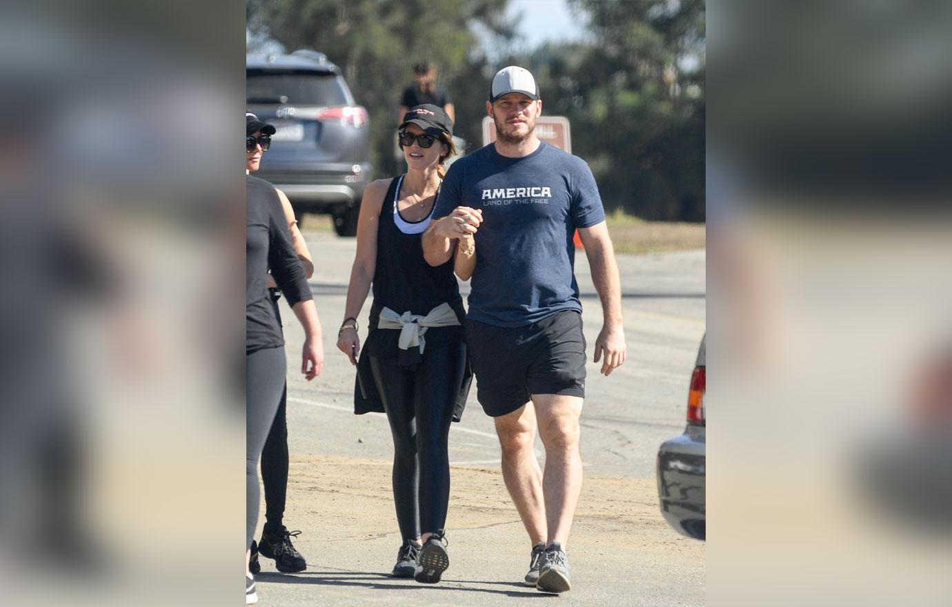 Chris Pratt And Katherine Schwarzenegger Spend Thanksgiving Morning Together