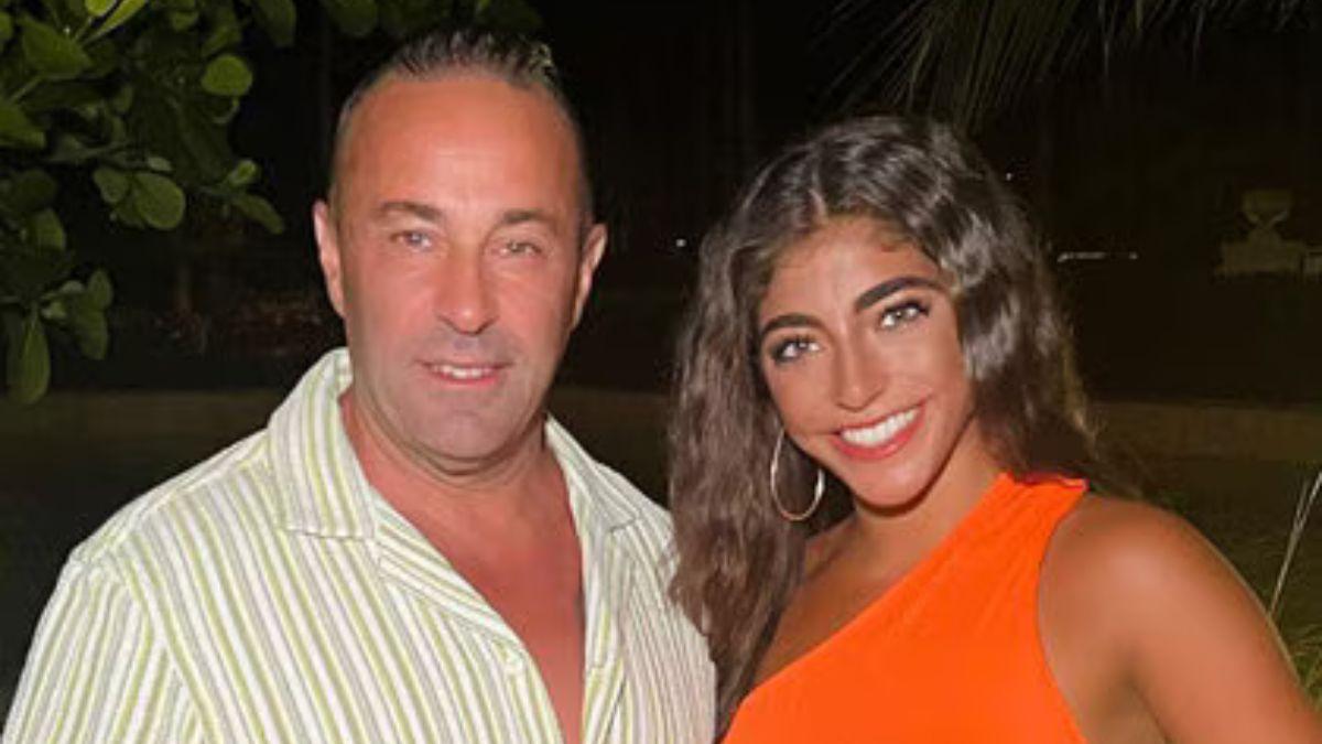 A photo of Joe Giudice and Milania Giudice