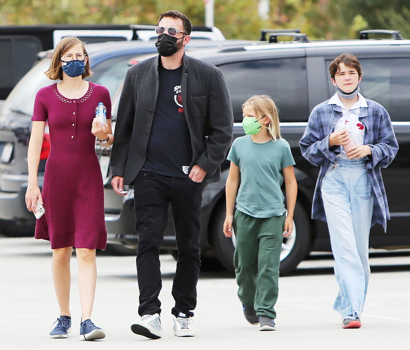 Ben Affleck Smiles For Drivers Lesson With 15 Year Old Daughter As Jen Garner Reunites With