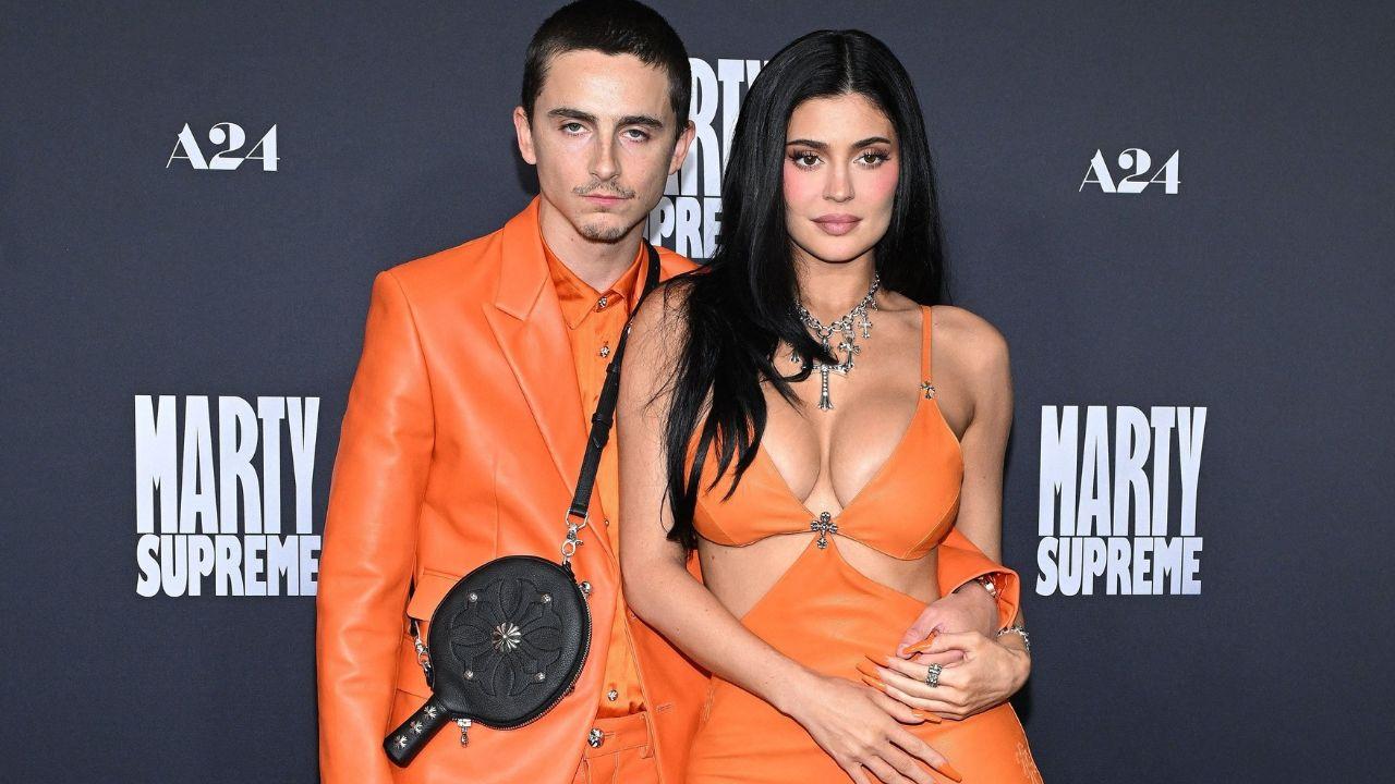 Image Of Kylie Jenner and Timothee Chalamet