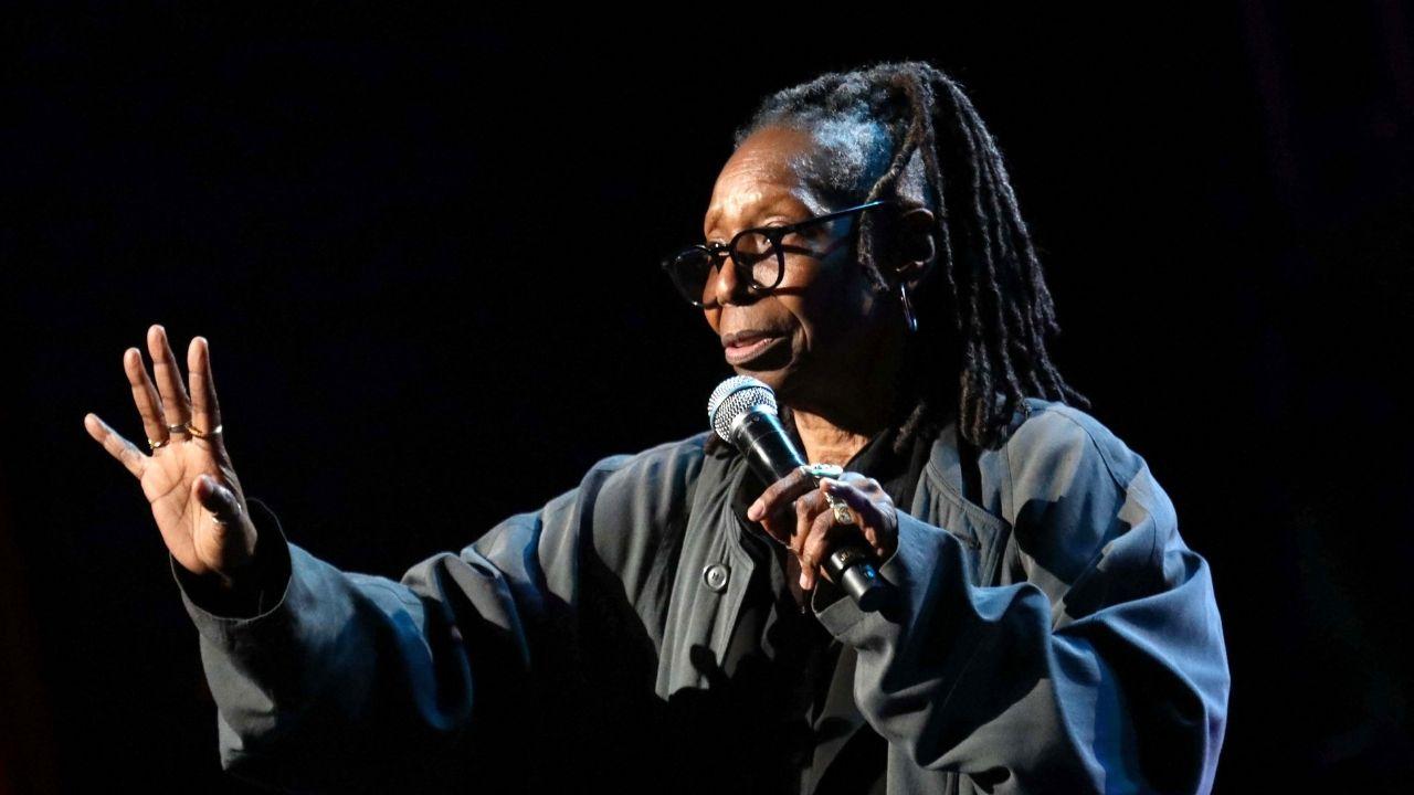Image of Whoopi Goldberg hopes Trump's bizarre comments motivate people to get out and vote.