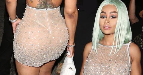Blac Chyna Strip Club Green Hair Rob Kardashian Feud