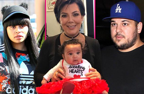 //Rob Kardashian Blac Chyna Split Custody Kris Jenner pp