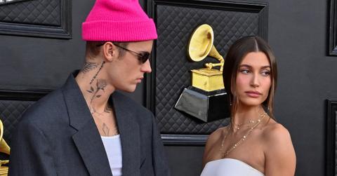 is hailey baldwin pregnant grammys red carpet photos