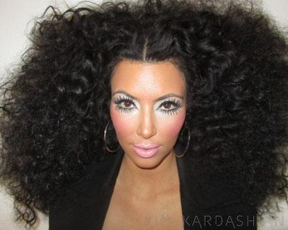 //kim kardashian hype williams afro diana ross photo shoot  x_ _