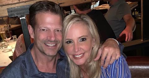 Shannon Beador and John Janssen take a selfie together.