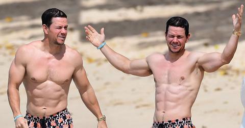 //Mark Wahlberg shirtless Rhea Durham bikini pp