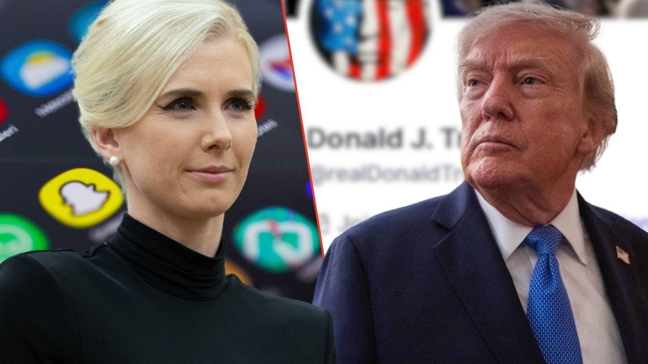 Photo of Natalie Harp and Donald Trump