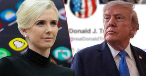 Photo of Natalie Harp and Donald Trump