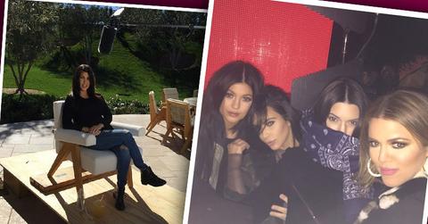 Kourtney Kardashian Avoids Sisters