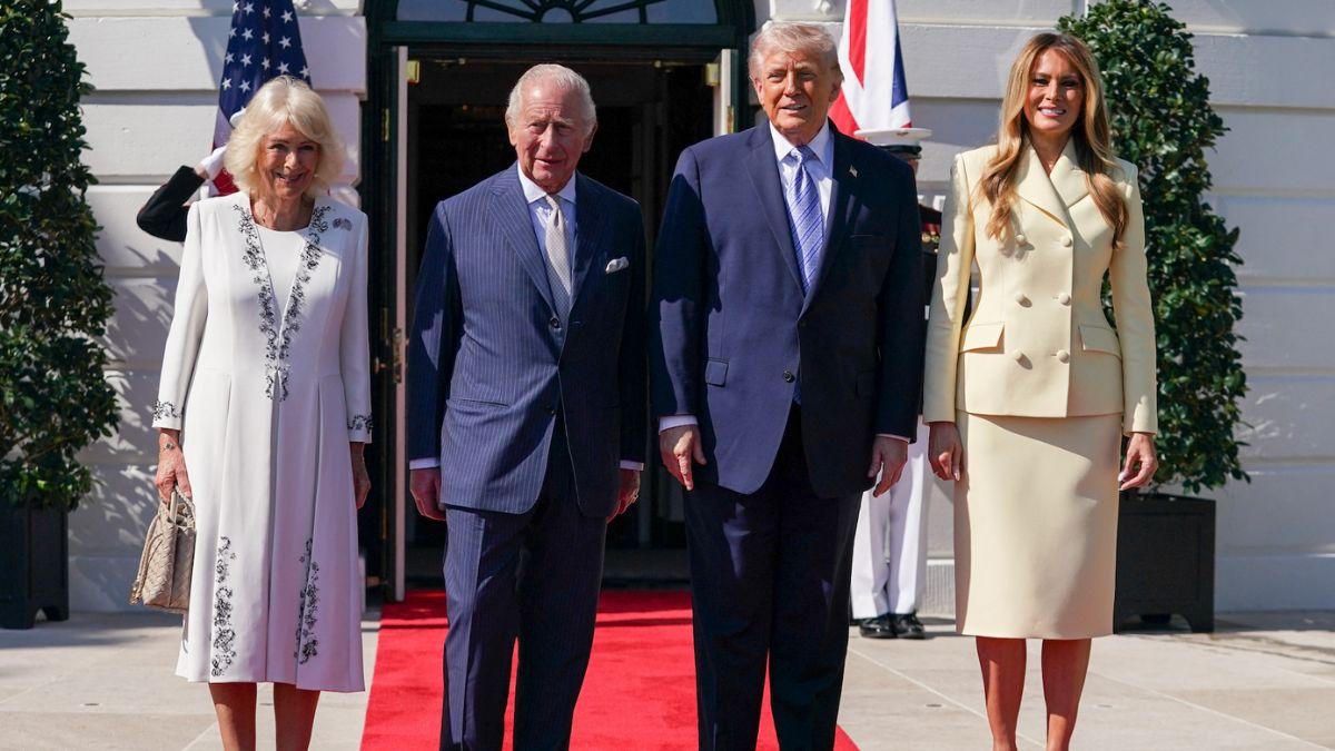 Photo of Queen Camilla, King Charles, Photo of Donald Trump, Melania Trump