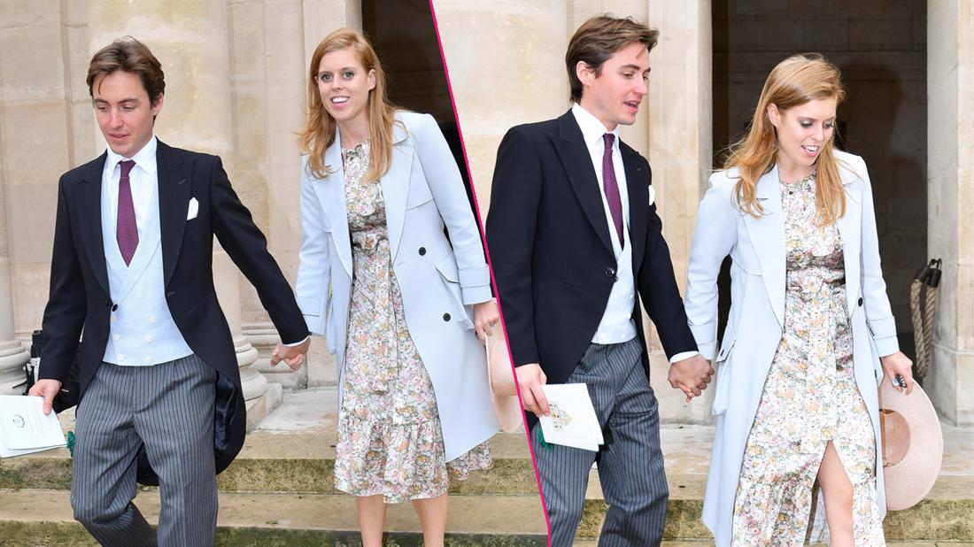 Princess Beatrice And Fiance Edoardo Mozzi Attend Royal Wedding