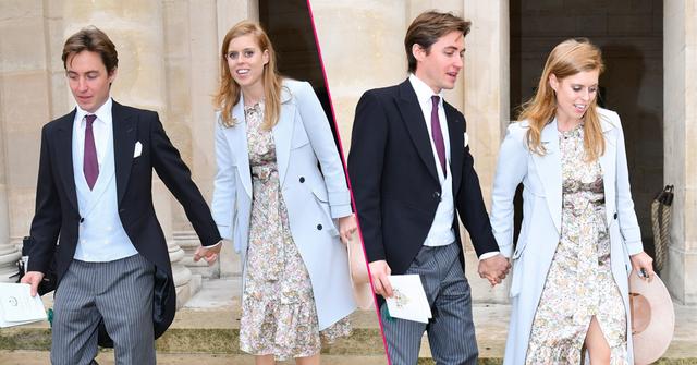 Princess Beatrice And Fiance Edoardo Mozzi Attend Royal Wedding