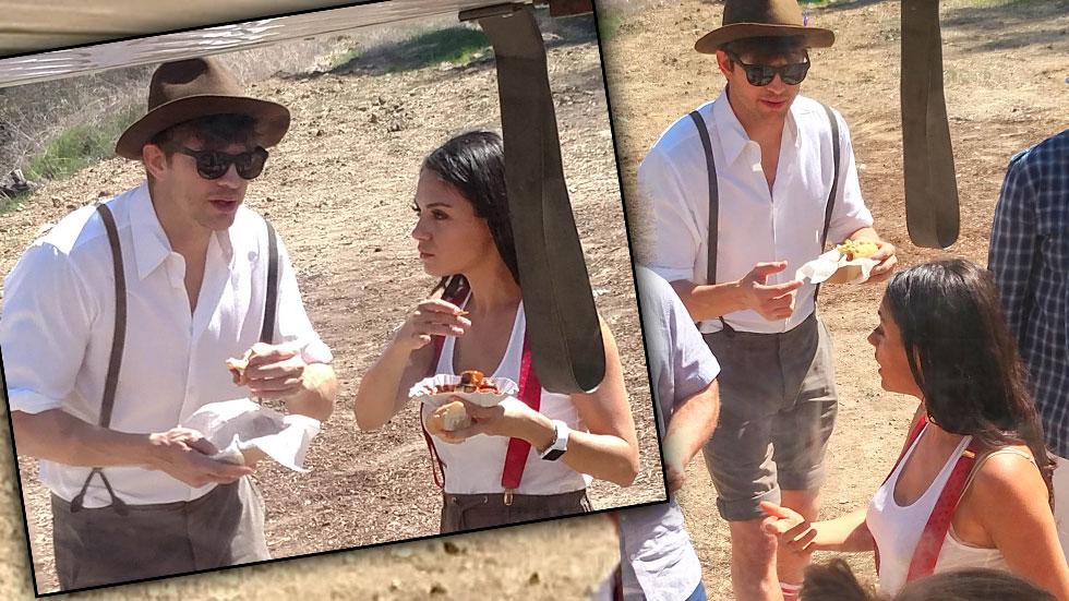 Mila Kunia Ashton Kutcher Oktoberfest