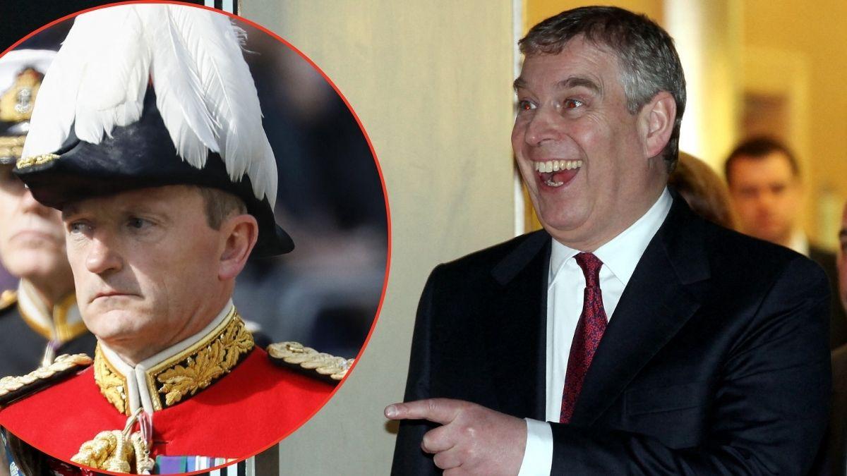 Photo of Andrew Windsor and Vice-Admiral Sir Tony Johnstone-Burt 