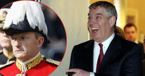 Photo of Andrew Windsor and Vice-Admiral Sir Tony Johnstone-Burt