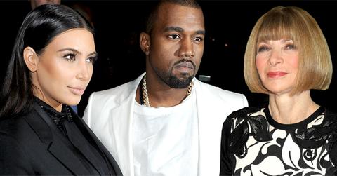 //anna wintour kim kardashian kanye west  wide