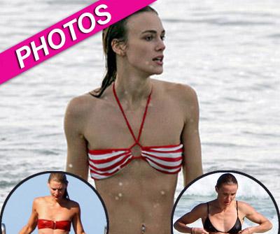 //keira knightly flat chested bikini _ _