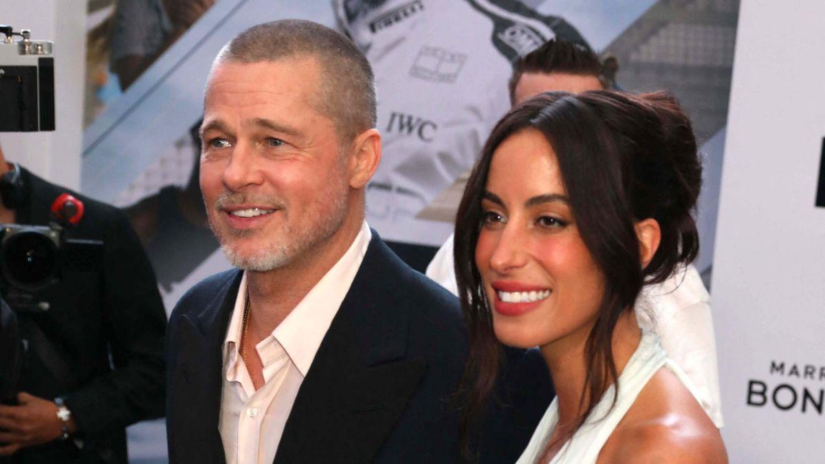 picture of Brad Pitt and Ines De Ramon